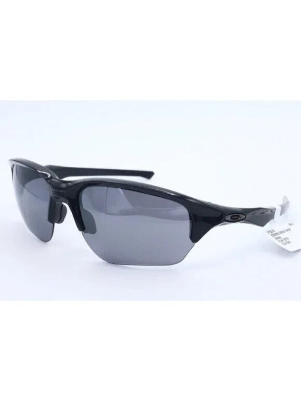 Oakley Flak Beta OO9363-0264 Wrap Black Sunglasses Gray Mirrored Lenses 64mm